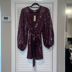 Purple sparkly dress